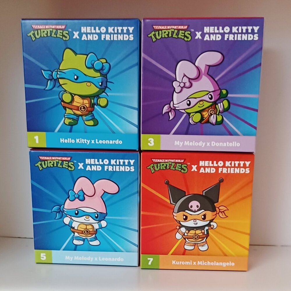 2025 McDonalds Hello Kitty Teenage Mutant Ninja Turtles Happy Meal Toys Lot